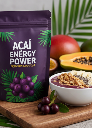 Brazilian Açaí Energy Powder – Superfood Smoothie Blend