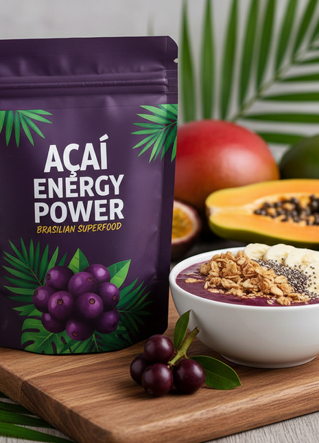 Brazilian Açaí Energy Powder – Superfood Smoothie Blend