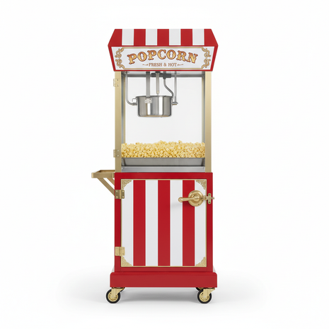 Vintage Popcorn Machine - Commercial Theater Style