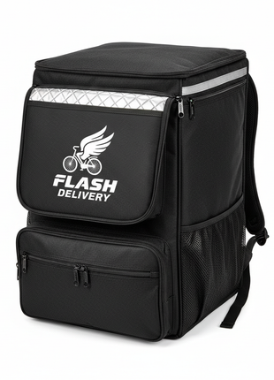 Professional Insulated Delivery Backpack - Black