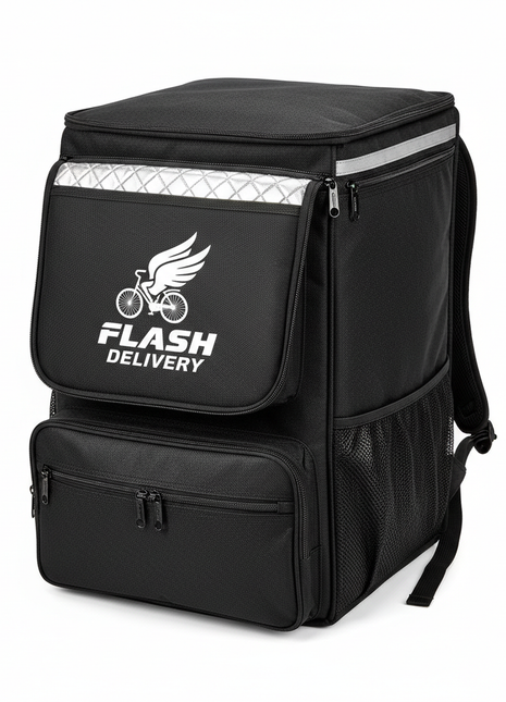 Professional Insulated Delivery Backpack - Black