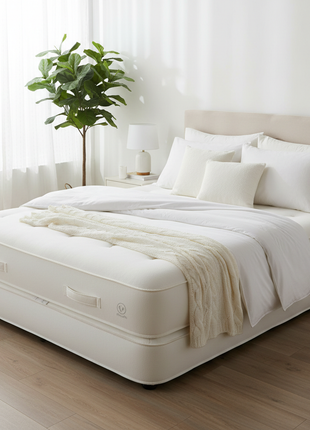 Premium Raised Air Mattress - Queen Size with Built-In Pump