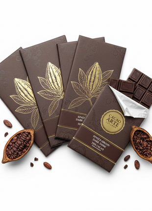 Premium Ecuadorian Single-Origin Dark Chocolate Bar Set