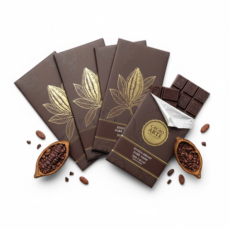 Premium Ecuadorian Single-Origin Dark Chocolate Bar Set