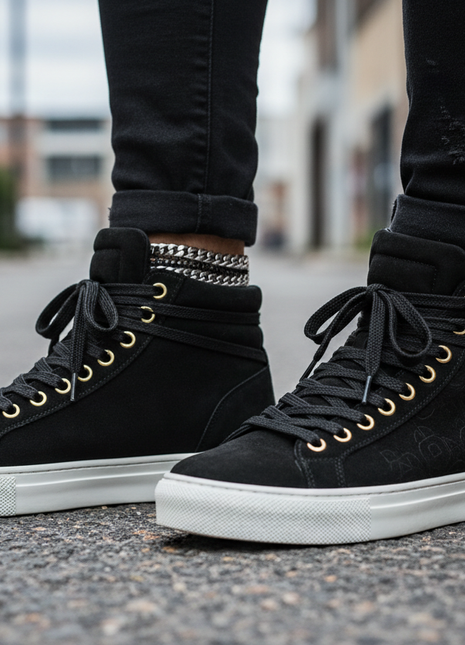 Apex High-Top Suede Sneaker