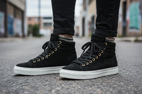 Apex High-Top Suede Sneaker