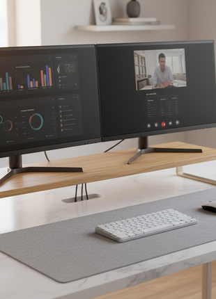 Dual Monitor Stand Riser