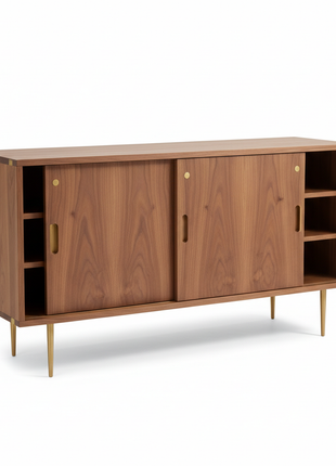Scandinavian Walnut Sideboard