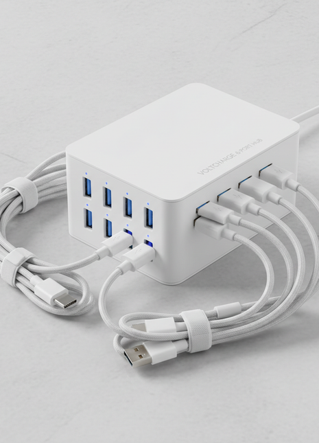 6-Port Desktop USB Charging Station