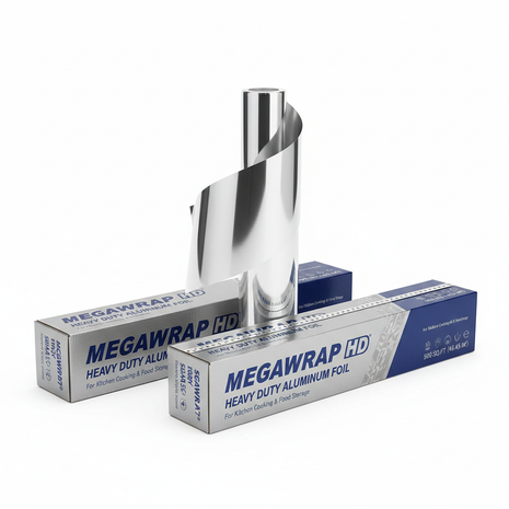 Heavy duty aluminum foil roll box for kitchen use