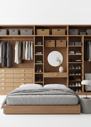 Modular Wardrobe Closet System - Premium Storage