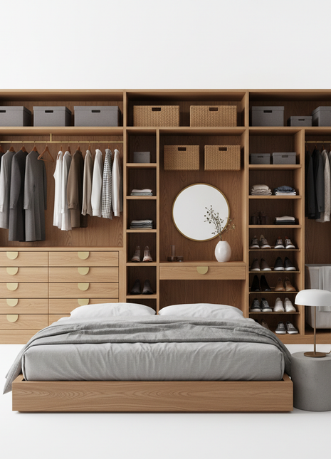 Modular Wardrobe Closet System - Premium Storage