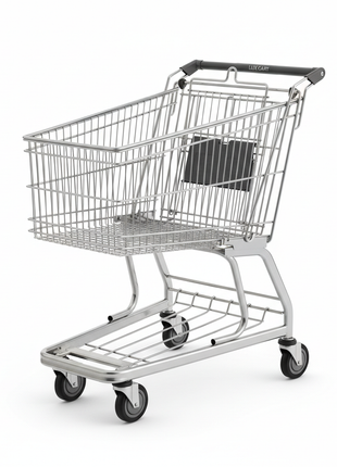 Commercial Shopping Cart - Heavy Duty Stainless Steel