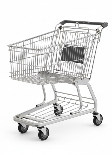 Commercial Shopping Cart - Heavy Duty Stainless Steel