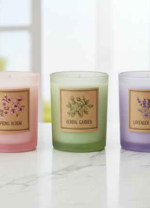Spring Garden Candle Set