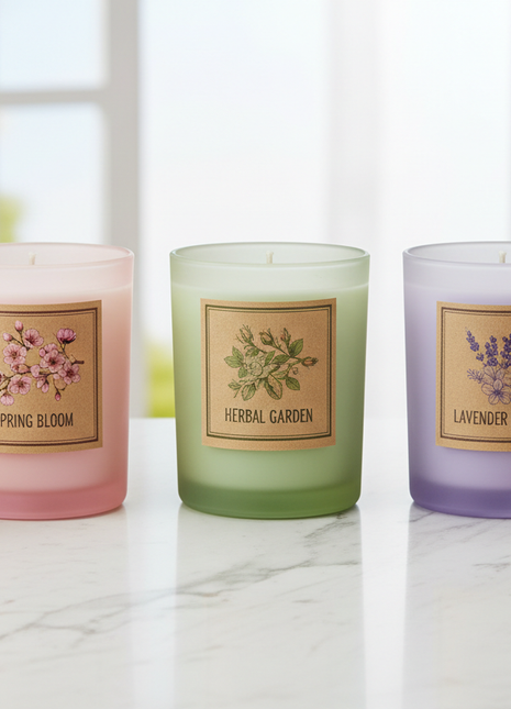 Spring Garden Candle Set