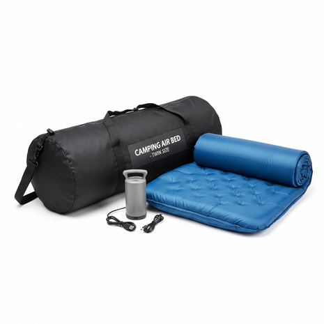 Portable Camping Air Mattress - Twin Size Lightweight