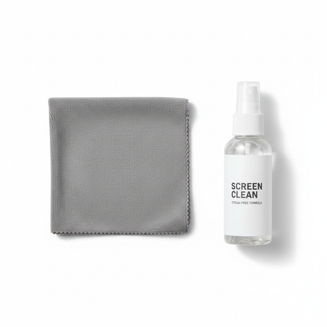 Screen Cleaning Kit – Microfiber Cloth & Spray for All Screens