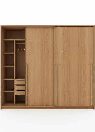 Elegant Wooden Wardrobe