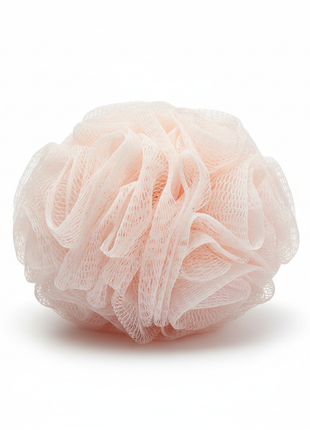 Pink Natural Loofah Exfoliating Bath Sponge