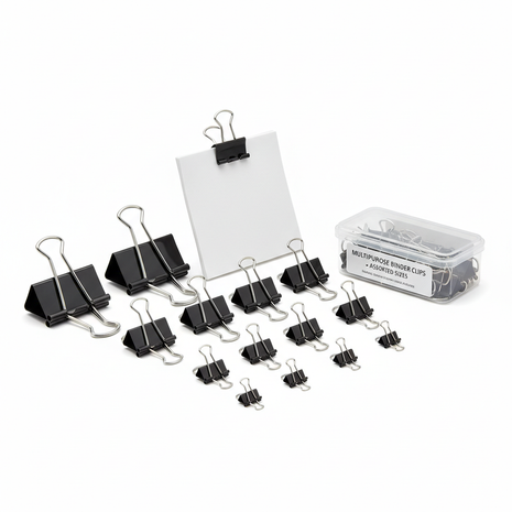 Multipurpose Binder Clips Set