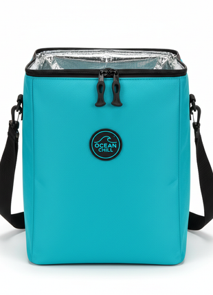 Insulated Beach Cooler Bag - Turquoise 30L