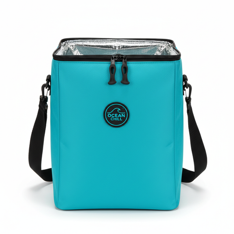 Insulated Beach Cooler Bag - Turquoise 30L