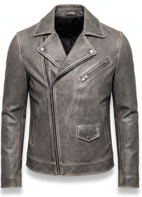 Distressed Vintage Leather Jacket