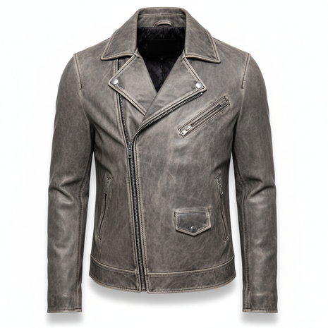 Distressed Vintage Leather Jacket
