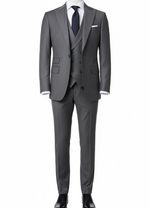 Charcoal Grey Three-Piece Suit