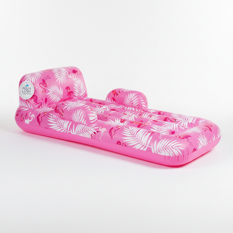 Tropical Flamingo Inflatable Pool Float Lounger