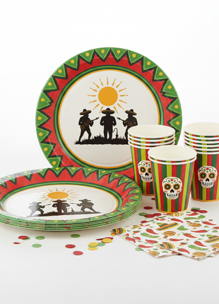 Latin Fiesta Party Tableware Set