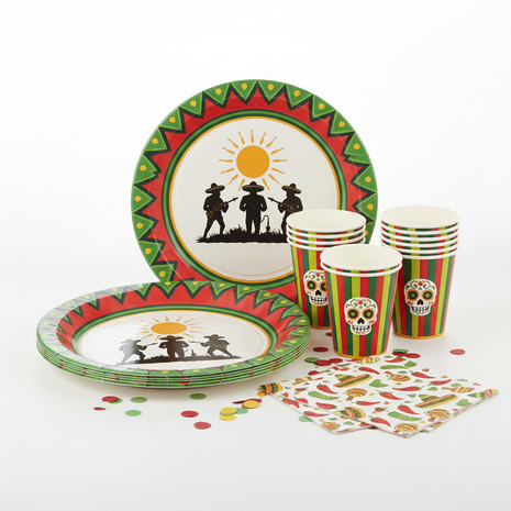 Latin Fiesta Party Tableware Set