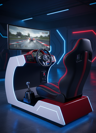 Racing Arcade Machine – Full-Size Sit-Down Driving Simulator