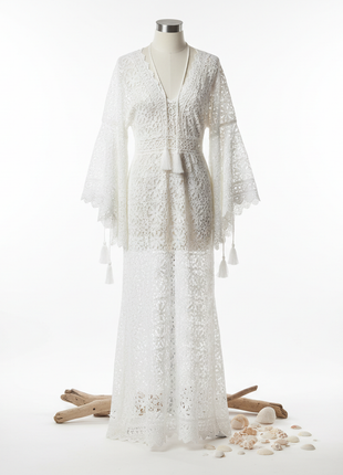 Women's Crochet Cover-Up Beach Dress