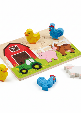 Wooden Animal Puzzle Set
