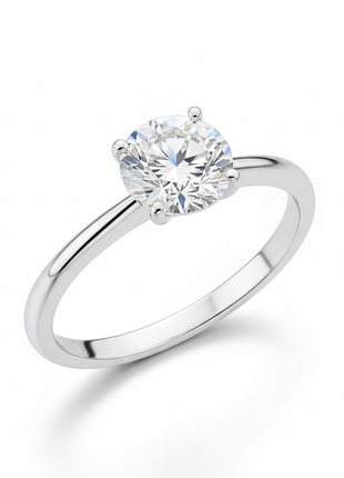 Classic Diamond Solitaire Engagement Ring