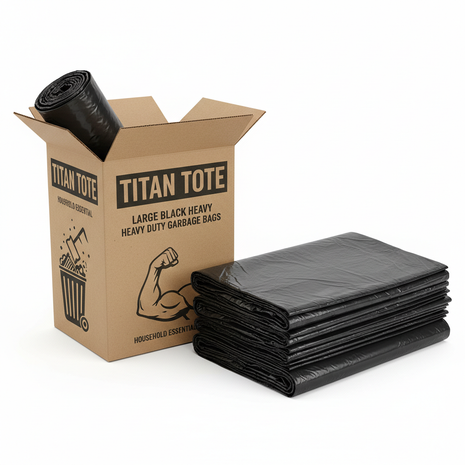 Trash Bags – Heavy-Duty Large Garbage Bags Bulk Pack