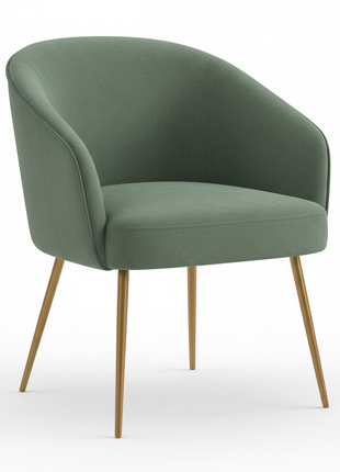 Sage Green Velvet Accent Chair