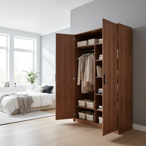 Double Door Wardrobe Armoire