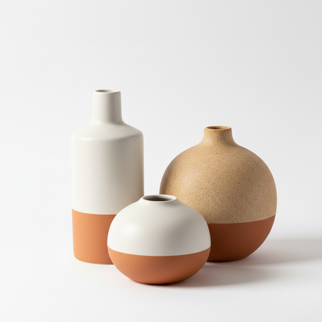 Decorative Ceramic Vase Set of 3