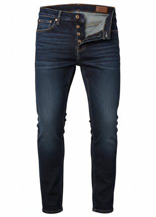 Slim Fit Dark Wash Jeans