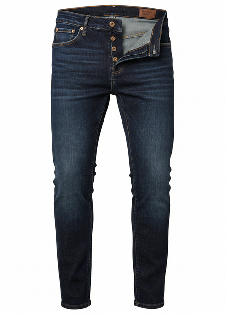 Slim Fit Dark Wash Jeans