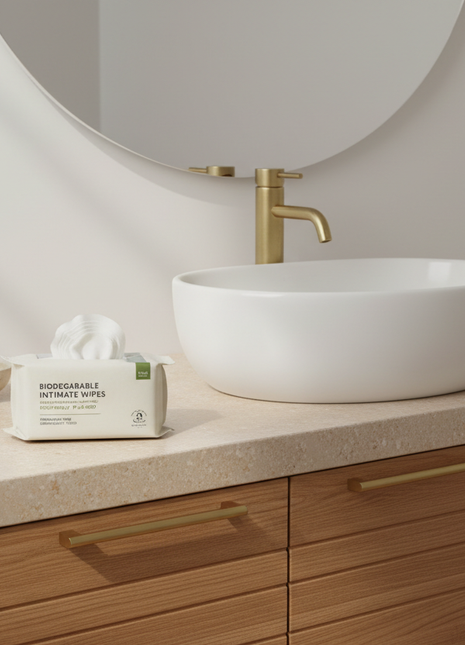 Intimate Wipes - Biodegradable & Fragrance-Free