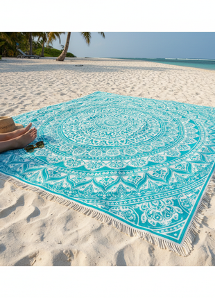 Mandala Microfiber Beach Mat
