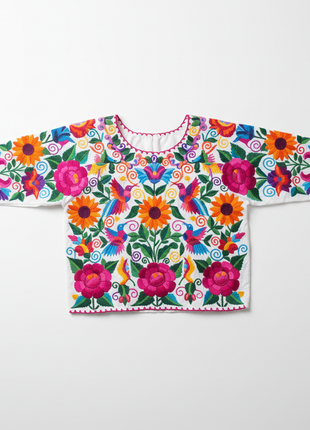 Mexican Embroidered Blouse
