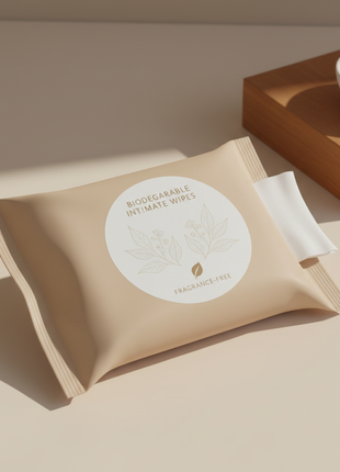 Intimate Wipes - Biodegradable & Fragrance-Free