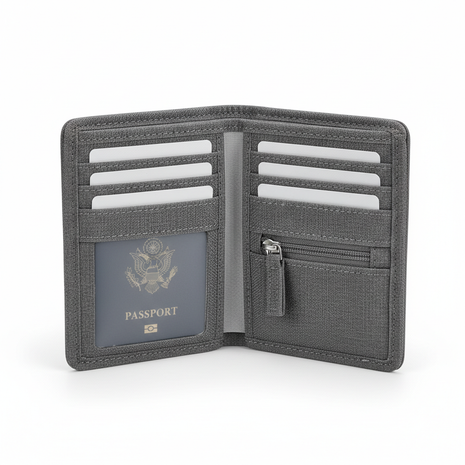 RFID Blocking Travel Wallet