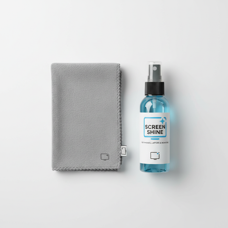 Screen Cleaning Kit – Microfiber Cloth & Spray for All Screens