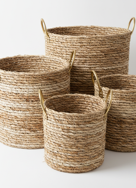 Seagrass Storage Baskets (Set of 3)
